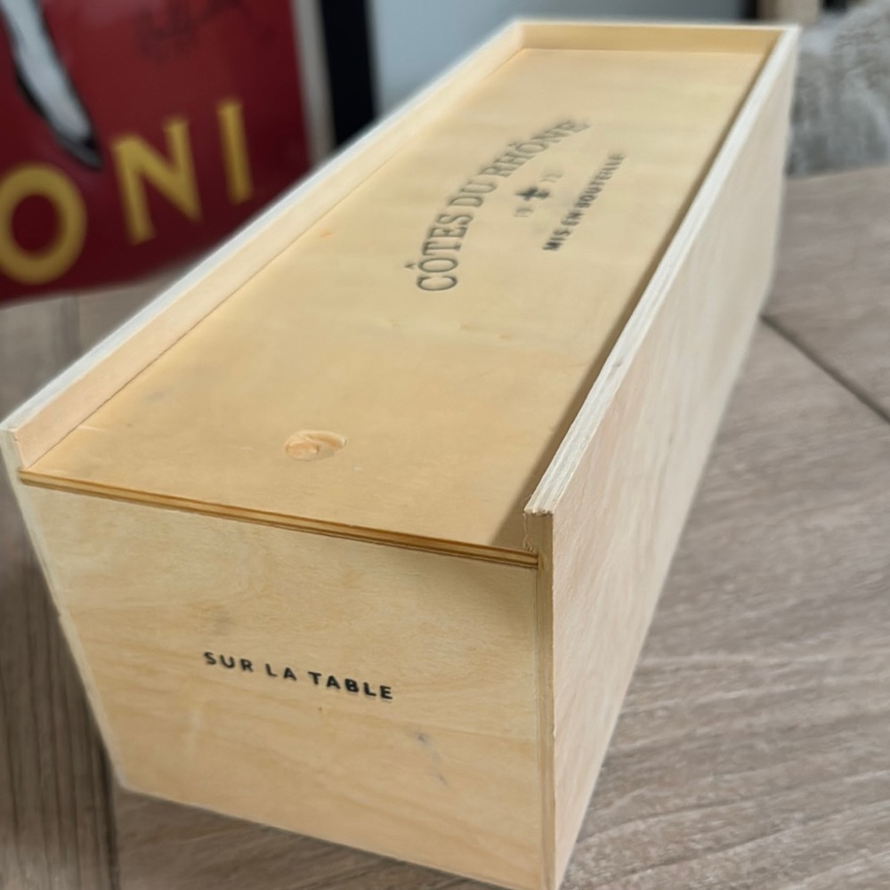 Sur La Table Wooden Wine Storage Box by Sur La Table - Natural Finish